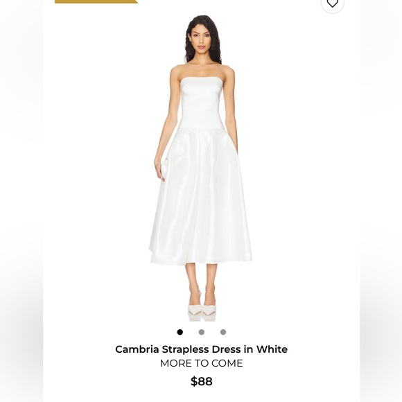 More To Come Dresses & Skirts - Strapless Dress in White